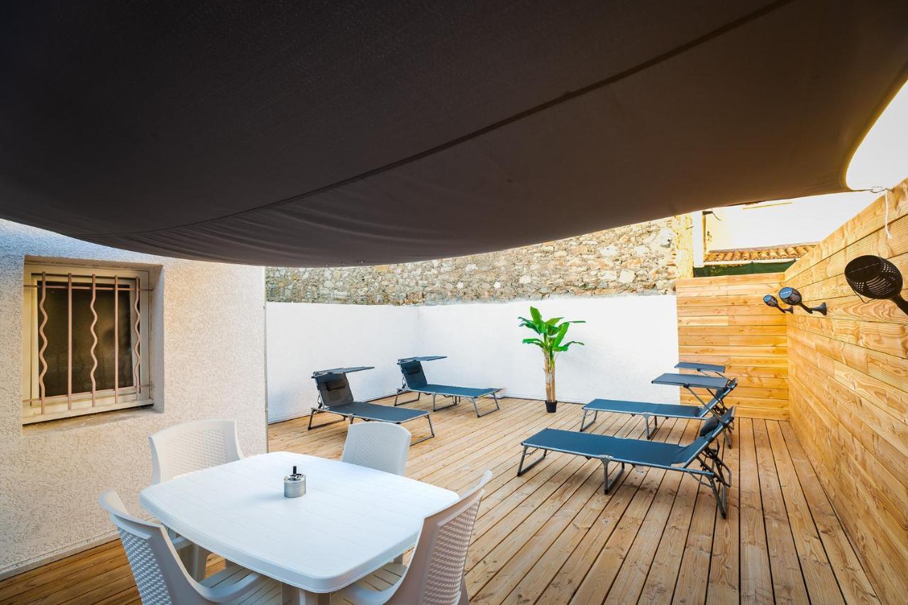 Superbe Appartement A 2 Pas Des Halles, Climatise, Terrasse, Garage Narbonne Ngoại thất bức ảnh